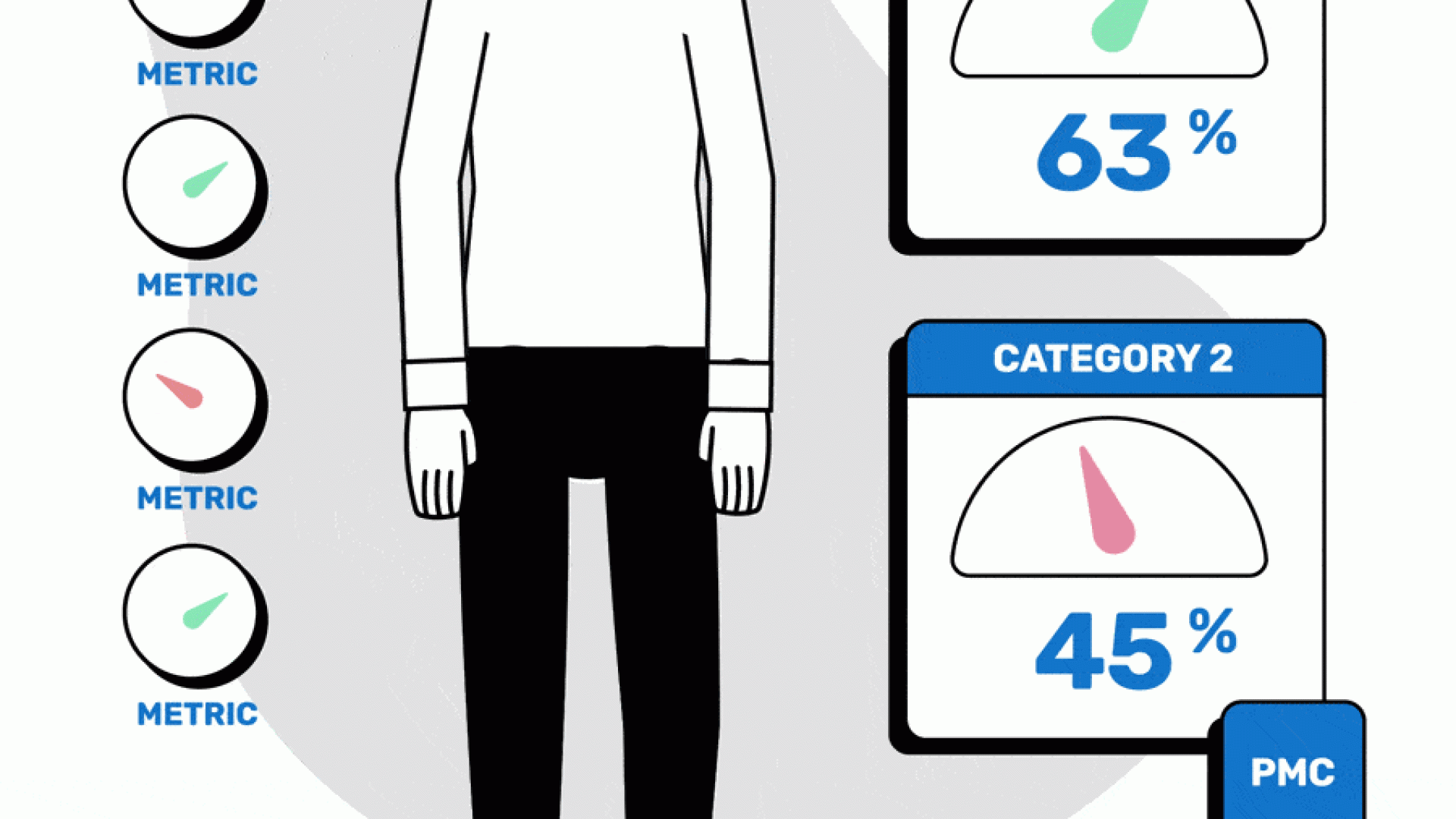 Illustration of guy thinking about maintenance data