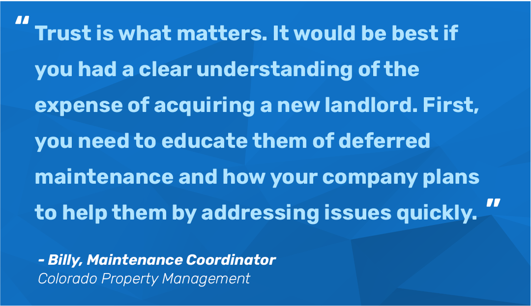 how maintenance impacts owner relationships